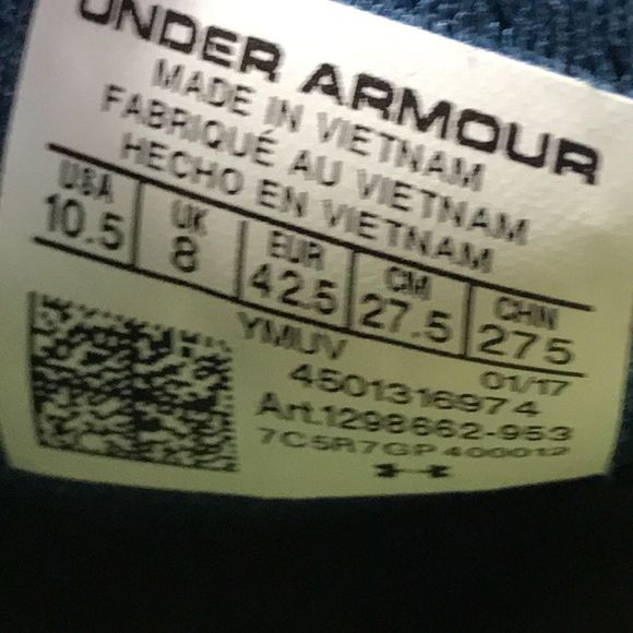 Under Armour Speedform Gemini 3 Blue Running Shoes 1298662-953 Women’s Size 10.5 - Picture 11 of 12